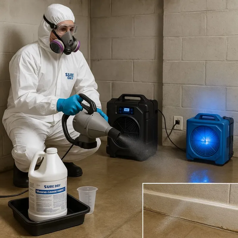 Sanitization and Odor Removal process in Schiller Park, IL